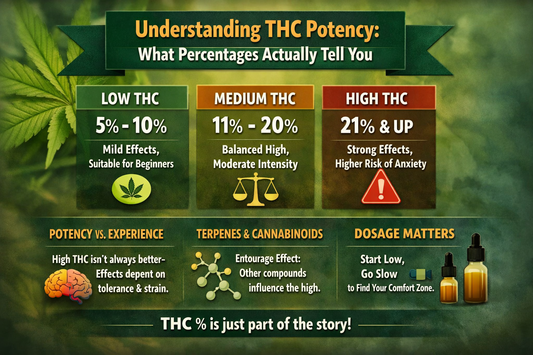 Understanding THC Potency: What THC Percentages Really Mean for Your Experience